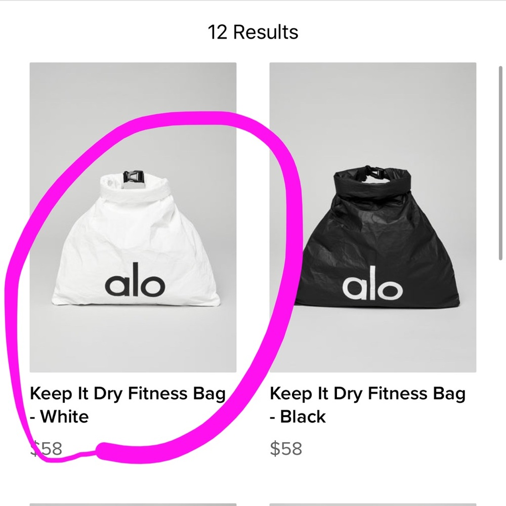 NWT ALOYoga bag.